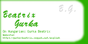 beatrix gurka business card
